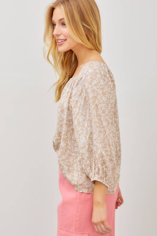 Square Neck Belle Top