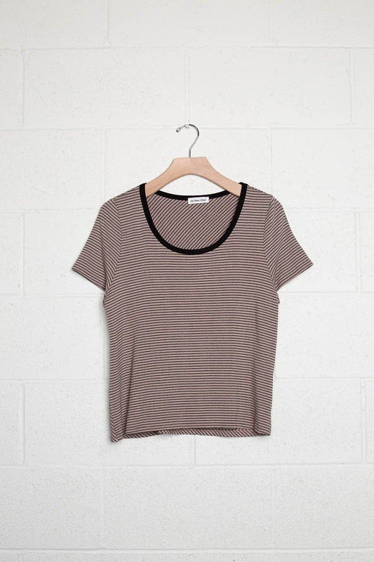Basic Baddie Striped Tee