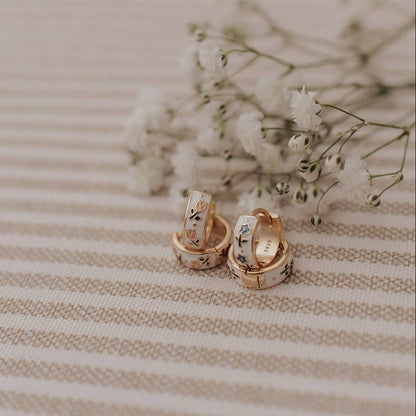 Daphne Tea Cup Hoops