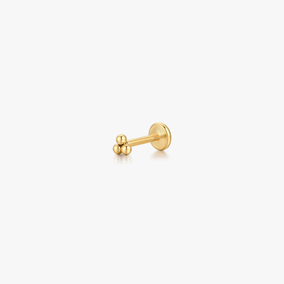 Trio Bead Back Studs