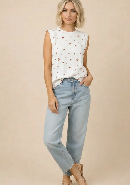Cherry Pie Sleeveless Tee