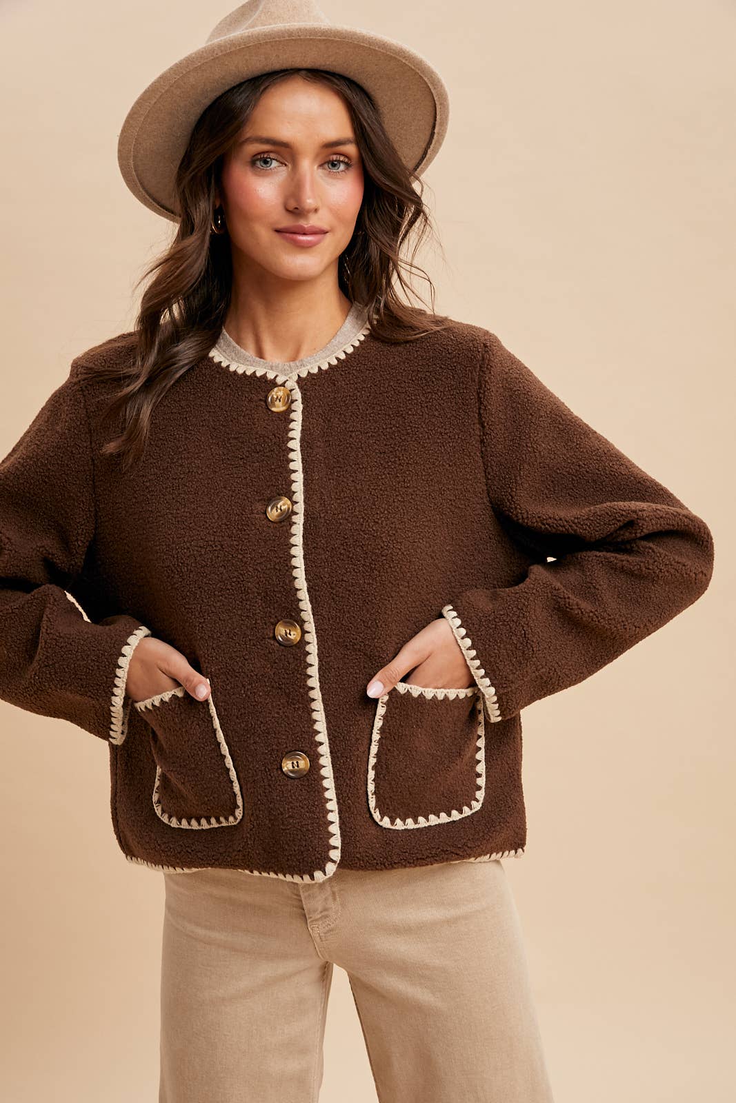Talia Teddy Cardigan