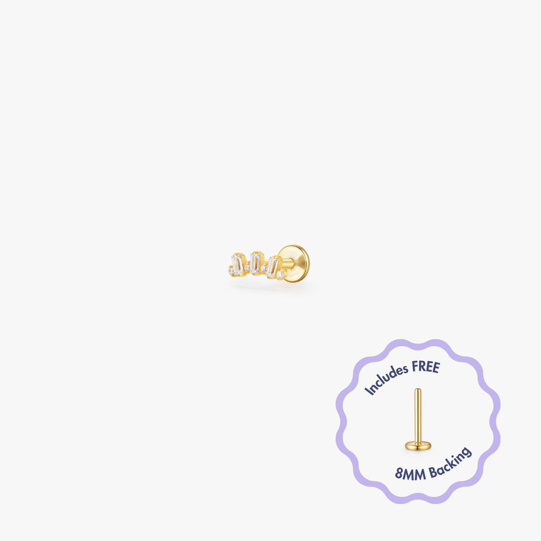 Mini Crown Flat Back (Single)