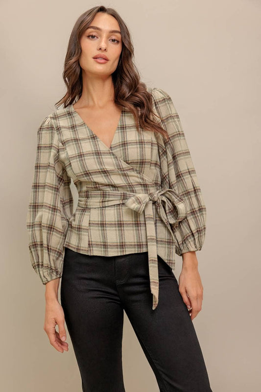 Heritage Wrap Top