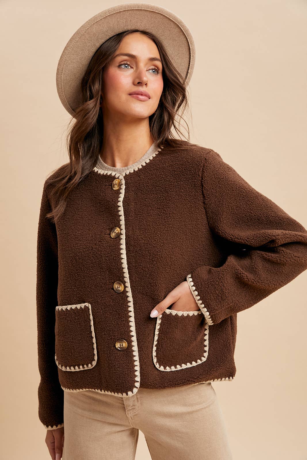 Talia Teddy Cardigan
