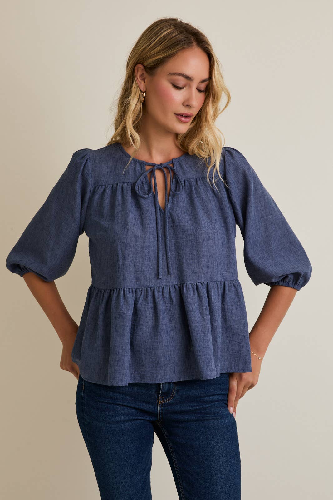 Indigo Hour Top