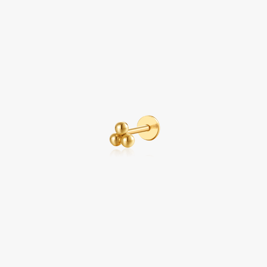 Trio Bead Back Studs
