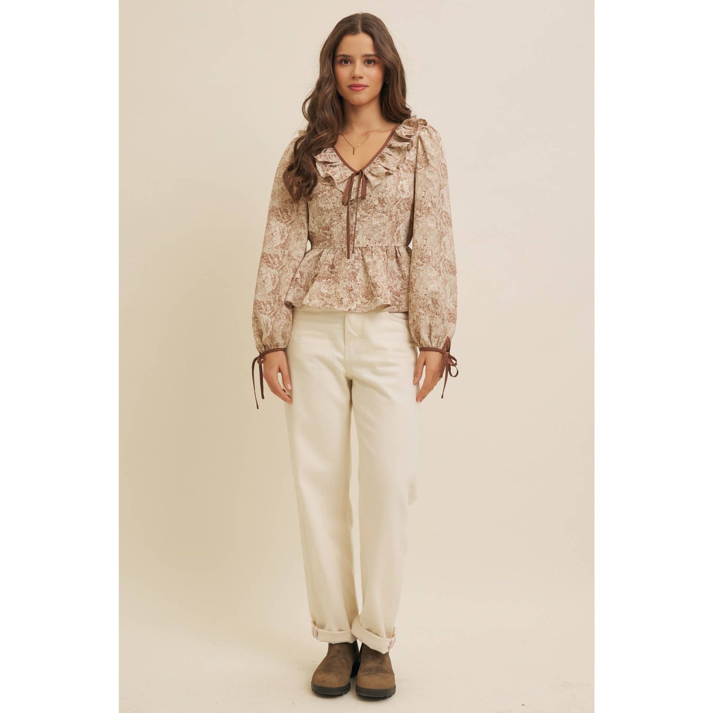 Toile & Truffle Top