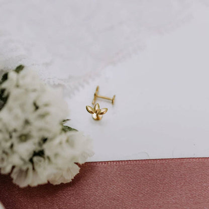 Lotus Flat Back Studs
