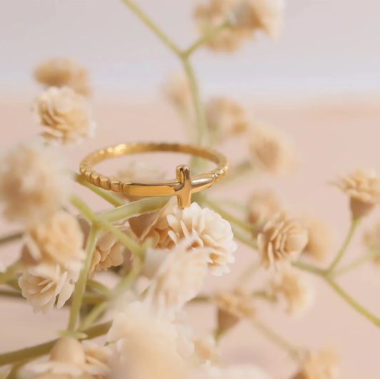 Cross Stacking Ring