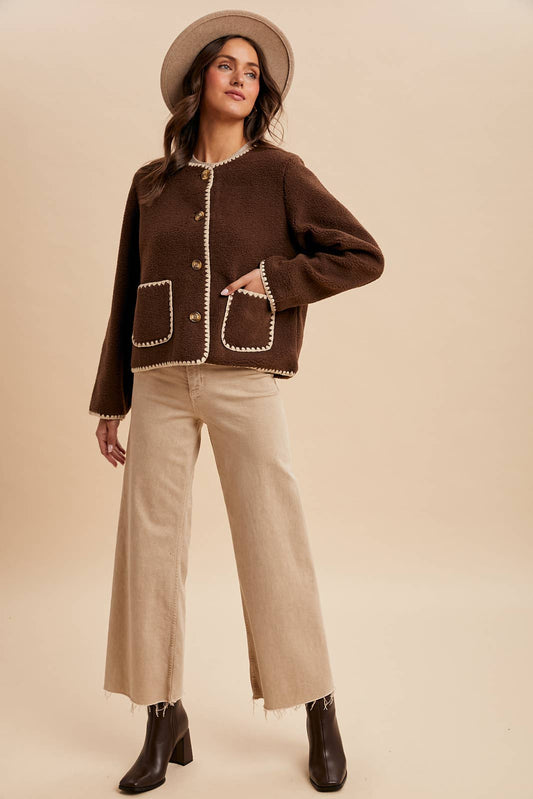Talia Teddy Cardigan