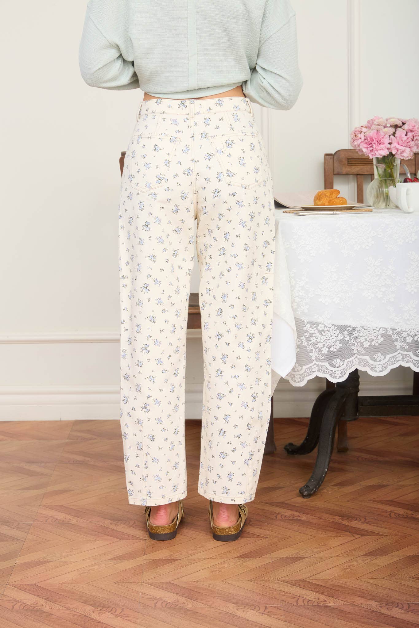 Blue Blossom Jeans