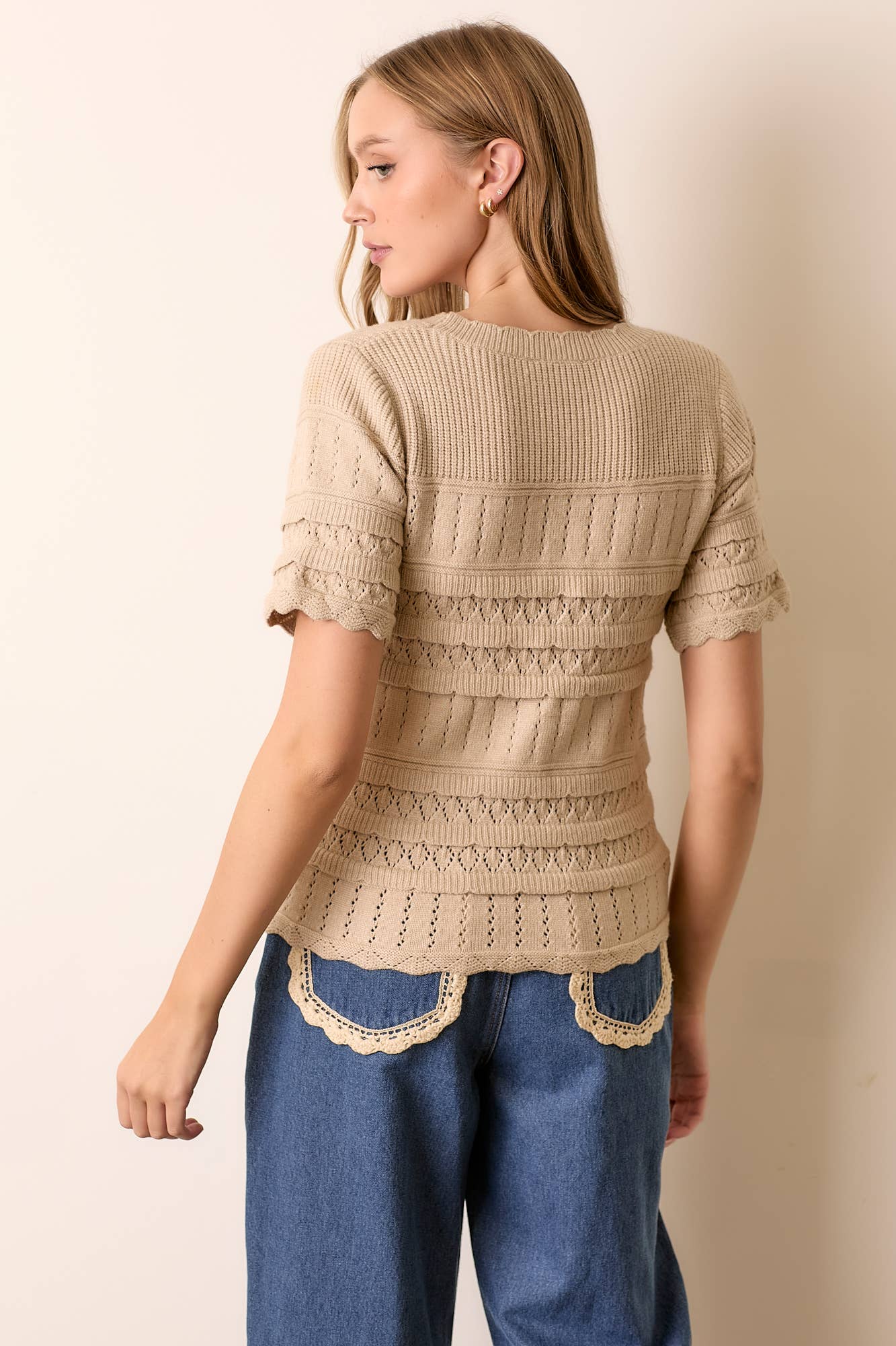 Lacey Knit Top