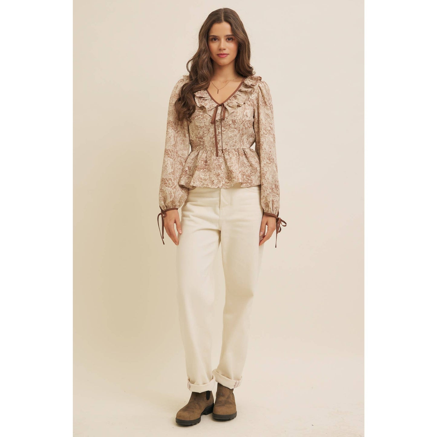 Toile & Truffle Top