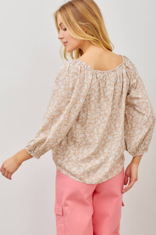 Square Neck Belle Top