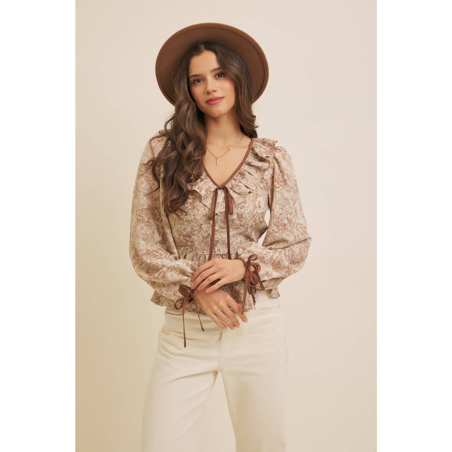 Toile & Truffle Top