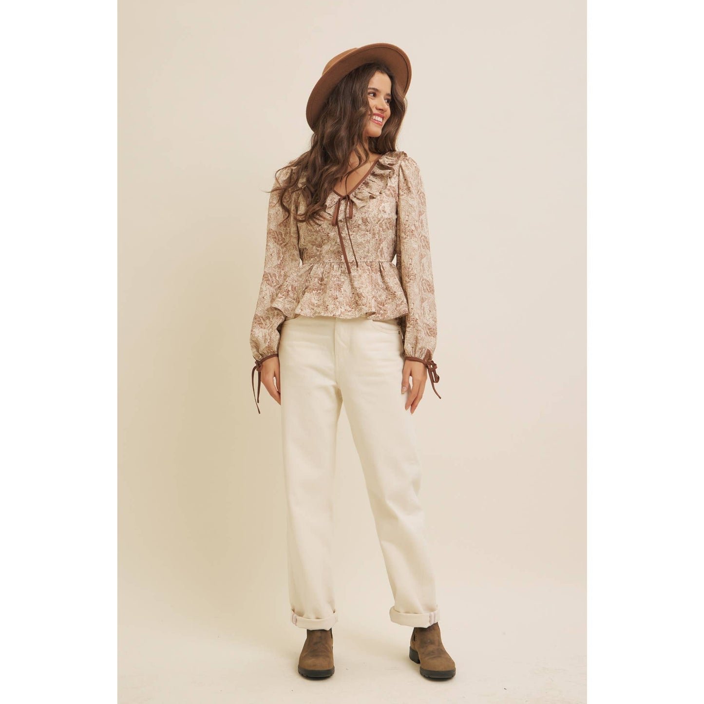 Toile & Truffle Top