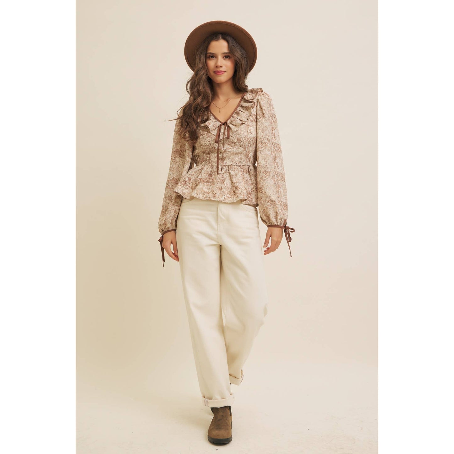 Toile & Truffle Top