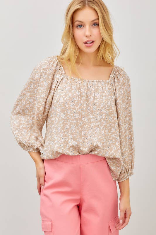 Square Neck Belle Top
